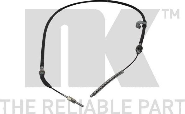 Трос ручника (тросик ручного тормоза) NK для Mitsubishi L200 III 1996-2007. Артикул 903031