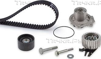 Помпа (водяной насос) с комплектом ремня ГРМ Gates PowerGrip® для Opel Zafira B 2005-2012. Артикул KP25650XS