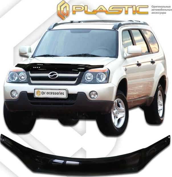 Дефлектор СА Пластик для капота (Classic черный) ZX Auto Landmark 2005-2026. Артикул 2010010104610