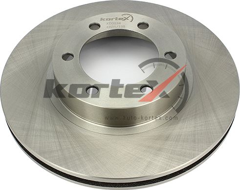 Диск торм. перед.вент.(d=338mm) (Kortex). Артикул KD0038