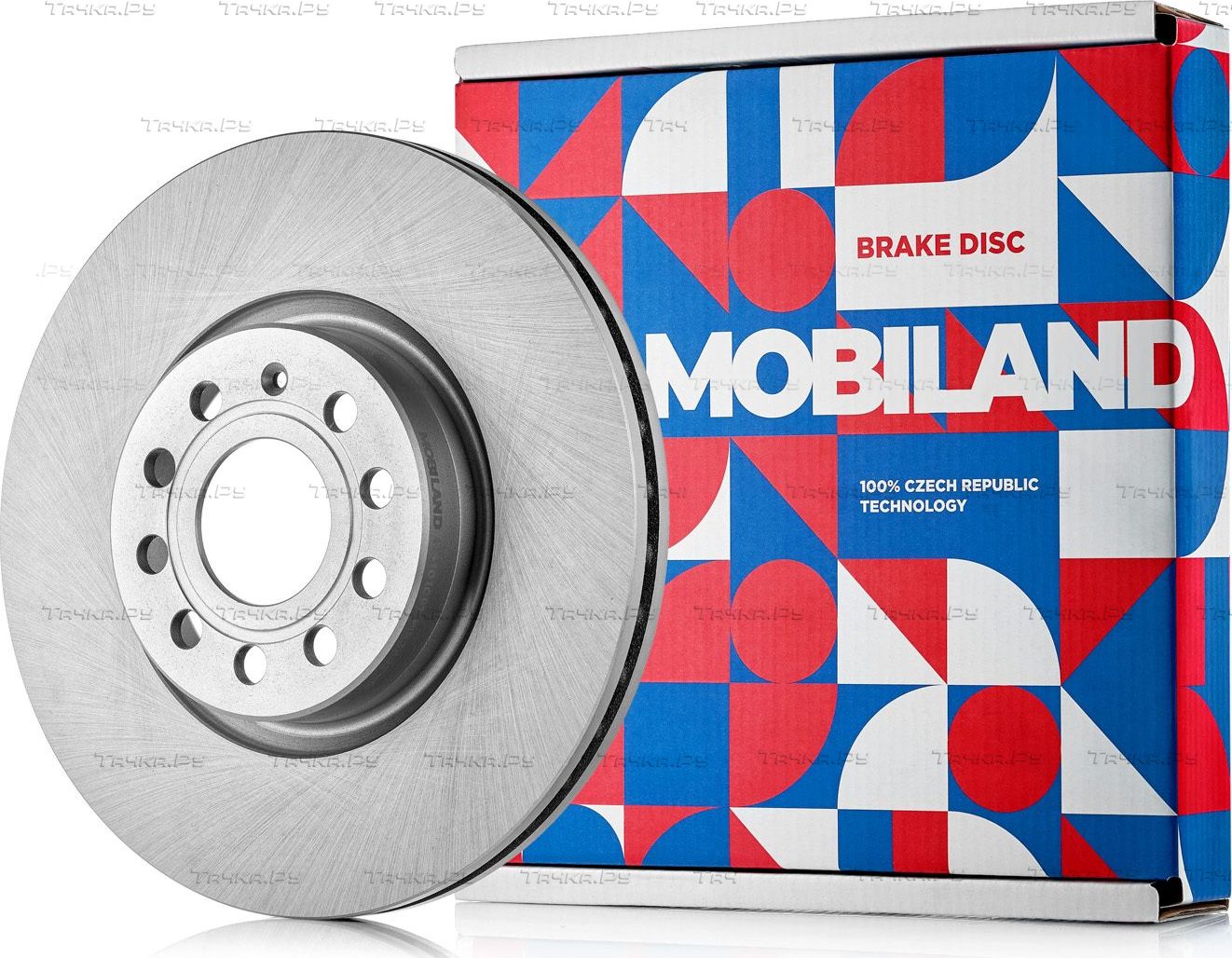 Тормозной диск Mobiland передний для Audi Q3 I (8U) 2011-2018. Артикул 416101091