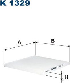Салонный фильтр Filtron. Артикул K 1329