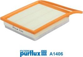 Воздушный фильтр Purflux. Артикул A1406