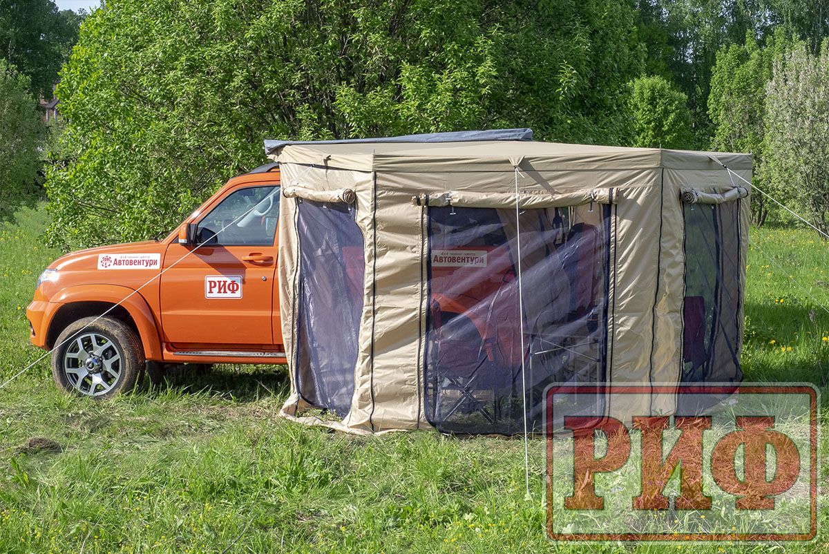 Стенки РИФ для веерной маркизы 2х2 м. Артикул WIN2020ROOM