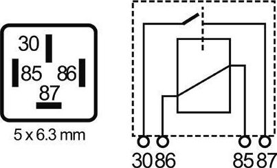 Реле, основной ток Mahle. Артикул MR 84