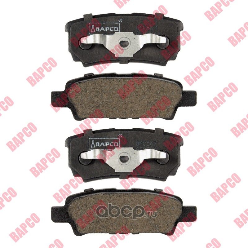 Колодки тормозные дисковые зад. CHRYSLER SEBRING 07-10, DODGE AVENGER (Bapco) Bapco. Артикул BP0567