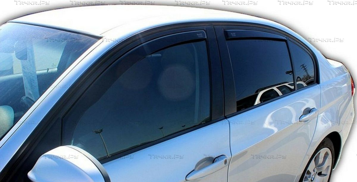 Дефлекторы Heko для окон BMW 3-E90 седан 2005-2012. Артикул 11127