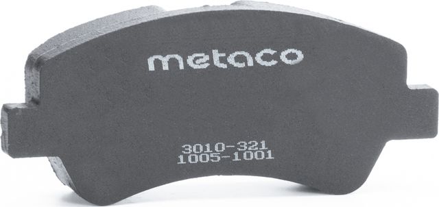 Колодки тормозные задние дисковые к-кт (Metaco). Артикул 3010321