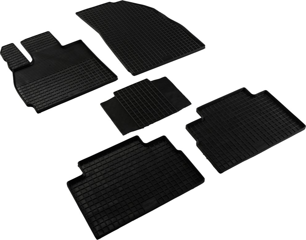 Коврики резиновые Seintex с узором сетка для салона Chery Tiggo 9 2024-2026. Артикул 318874