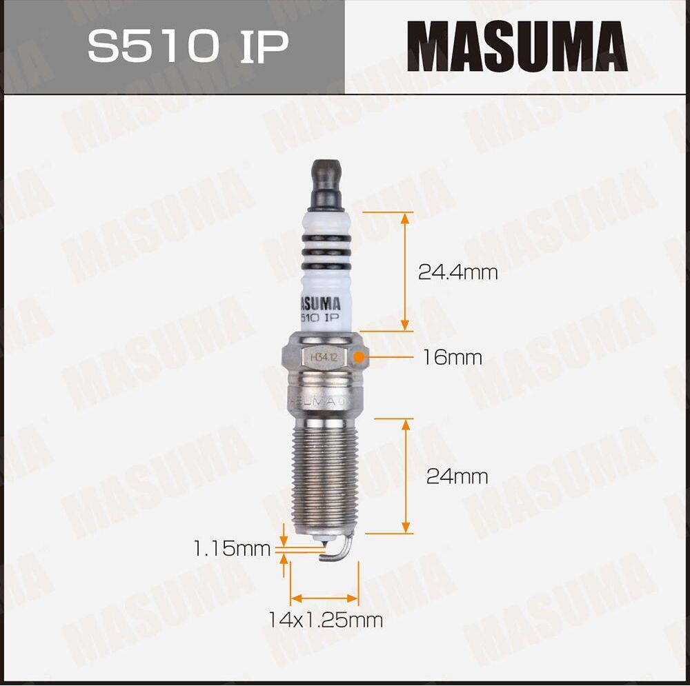Свеча зажигания Masuma. Артикул S510IP
