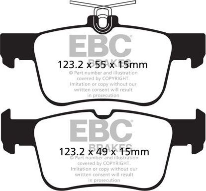 Тормозные колодки EBC Brakes. Артикул DP22160