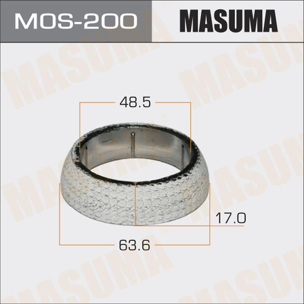 Прокладка глушителя Masuma. Артикул MOS-200
