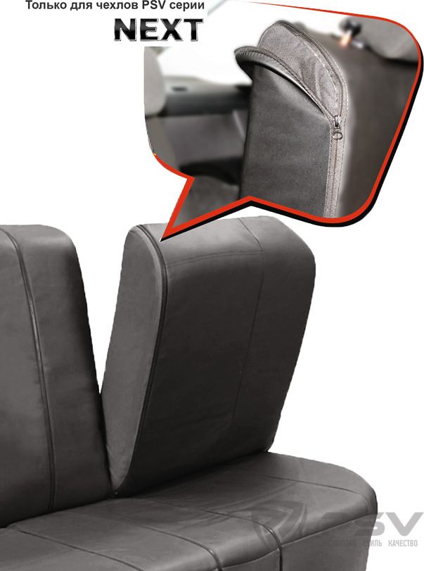 Вставки PSV Next для разделения задней спинки, экокожа. Артикул 124786