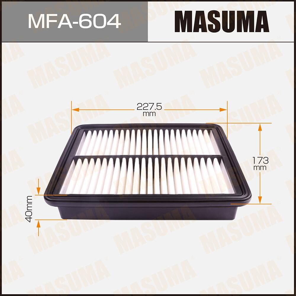 Воздушный фильтр Masuma. Артикул MFA-604
