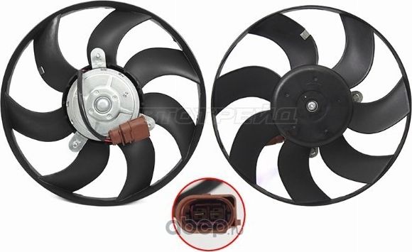 Диффузор радиатора AUDI A3S3 03-SKODA OCTAVIA 04 (SAT). Артикул ST590026