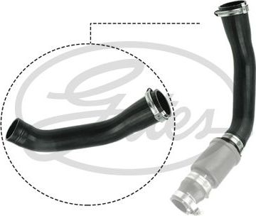 Патрубок интеркулера Gates для Ford Transit VIII 2013-2026. Артикул 09-0631