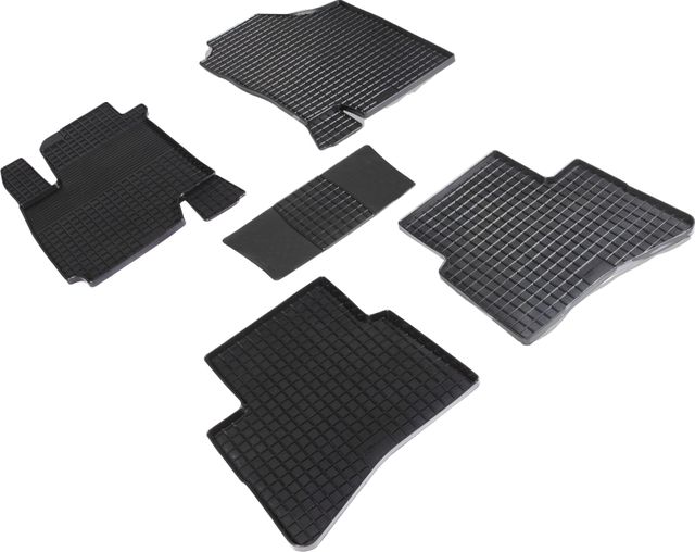 Коврики резиновые Seintex с узором сетка для салона Jaс S3 2014-2026. Артикул 95090