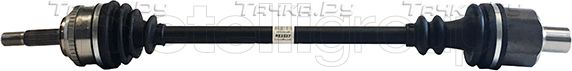 Полуось (привод в сборе, приводной вал) Metelli. Артикул 17-0600