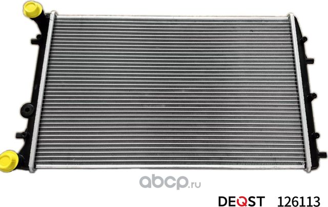 Радиатор основной SKODA Fabia/VW Polo 1.2/1.4+TDI 01 (Deqst). Артикул 126113