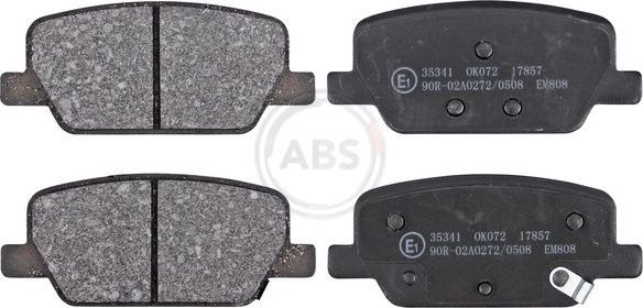 Тормозные колодки ABS. Артикул 35341