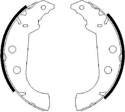 Тормозные колодки Bosch задние для Citroen ZX 1996-1997. Артикул 0 986 487 243