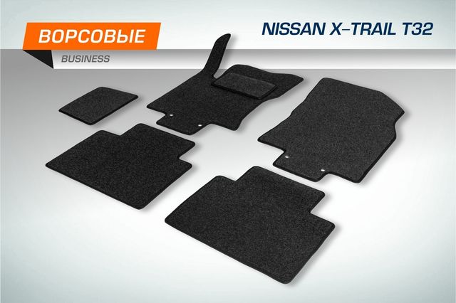Коврики AutoFlex Business для салона Nissan X-Trail T32 2015-2018 2018-2026. Артикул 5410201