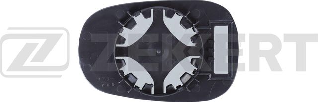 Зеркальное стекло бокового зеркала Zekkert правое для Renault Modus I 2004-2008. Артикул SP-1073