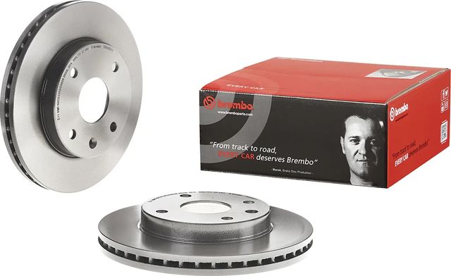 Тормозной диск Brembo UV Coated передний для Daewoo Evanda 2002-2005. Артикул 09.9483.11