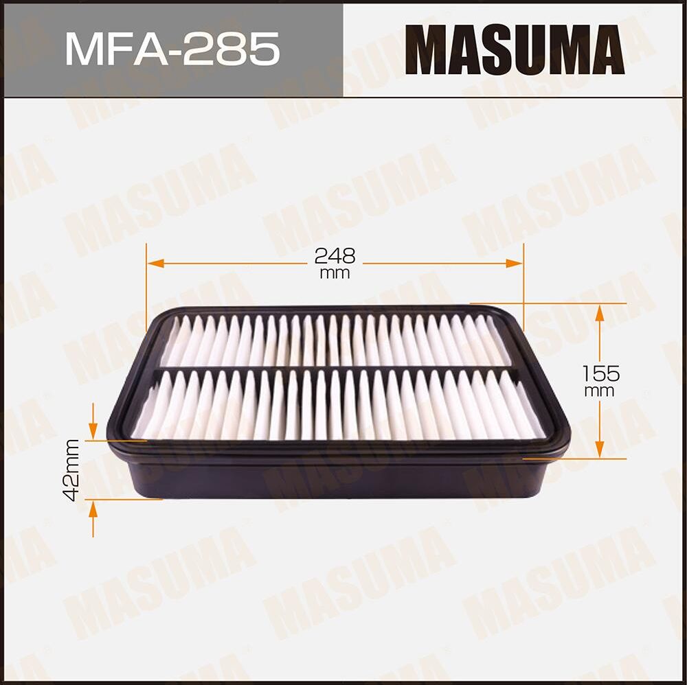 Воздушный фильтр Masuma. Артикул MFA-285