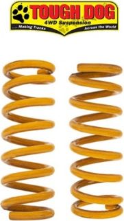 Пружины задние (пара) Tough Dog для Toyota Land Cruiser 105 1998-2007, нагрузка 0-300 кг к ПСМ, лифт 125 мм. Артикул TDC949L-PAIR