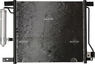 Радиатор кондиционера (конденсатор) NRF EASY FIT. Артикул 350422