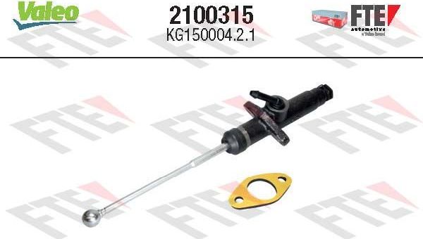Цилиндр сцепления главный FTE (Чугун) для Fiat Punto II 1999-2010. Артикул 2100315