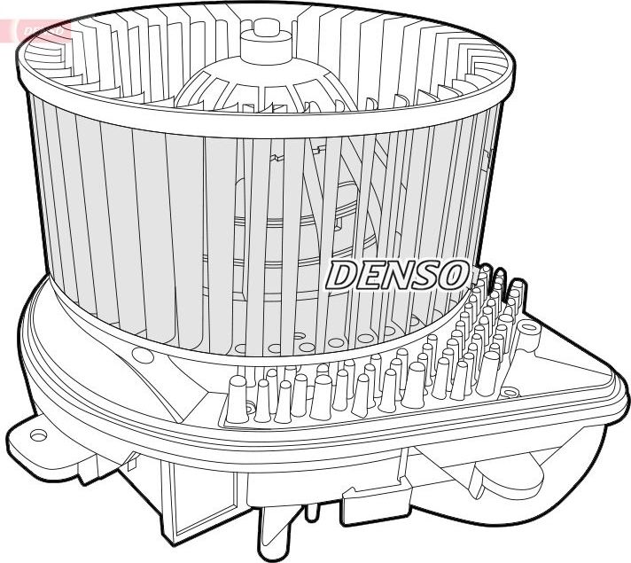 Вентилятор, мотор печки (отопителя) салона Denso. Артикул DEA07014