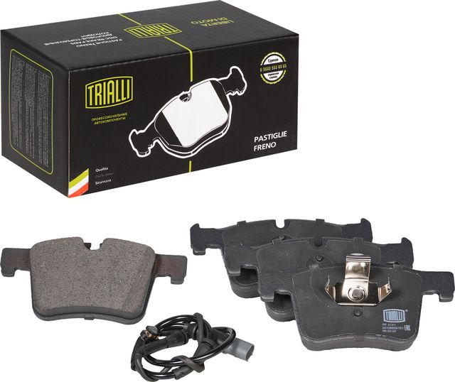 Тормозные колодки Trialli (Low-Metallic). Артикул PF 4141