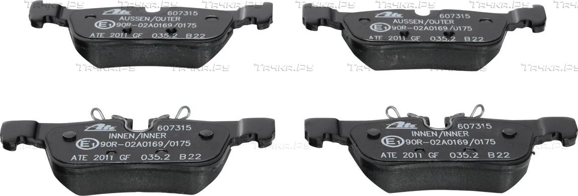 Тормозные колодки ATE задние для BMW i3 I (I01) 2013-2026. Артикул 13.0460-7315.2