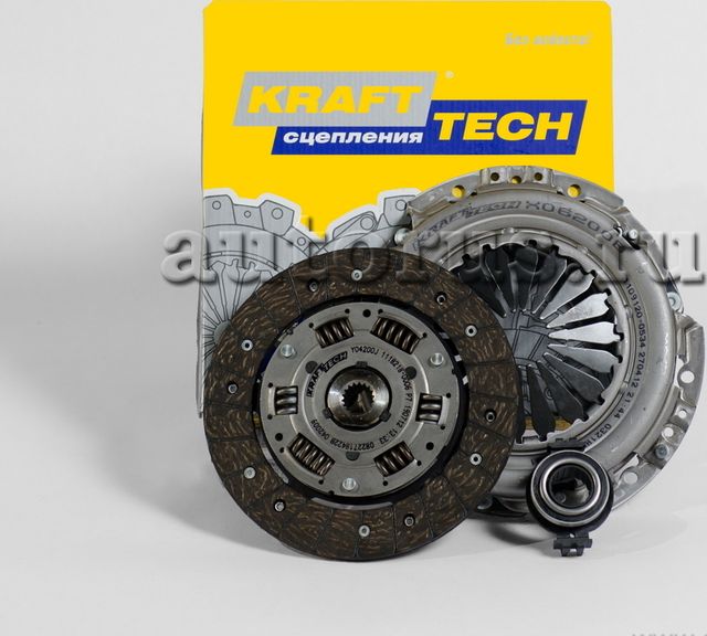 Сцепление (комплект) KraftTech 3P Kit для Peugeot 306 1993-2002. Артикул W06200D