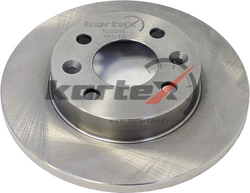 Диск торм. RENAULT LOGAN перед. (-ABS) (d=238mm), (Kortex). Артикул KD0048