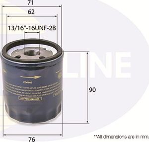 Масляный фильтр Comline для Lotus Elise II 2000-2025. Артикул EOF003