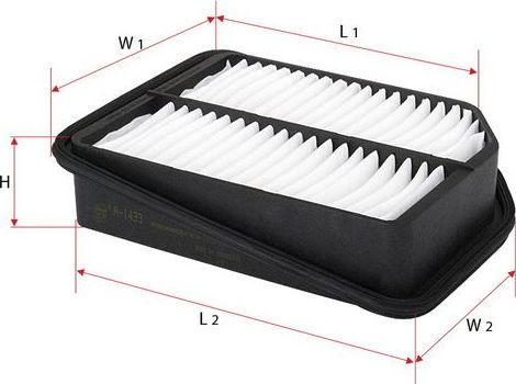 Воздушный фильтр Sakura. Артикул A-1433