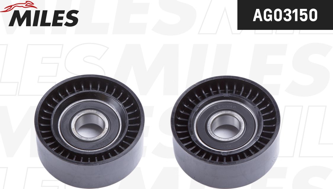 Натяжной ролик (натяжитель) приводного ремня Miles. Артикул AG03150