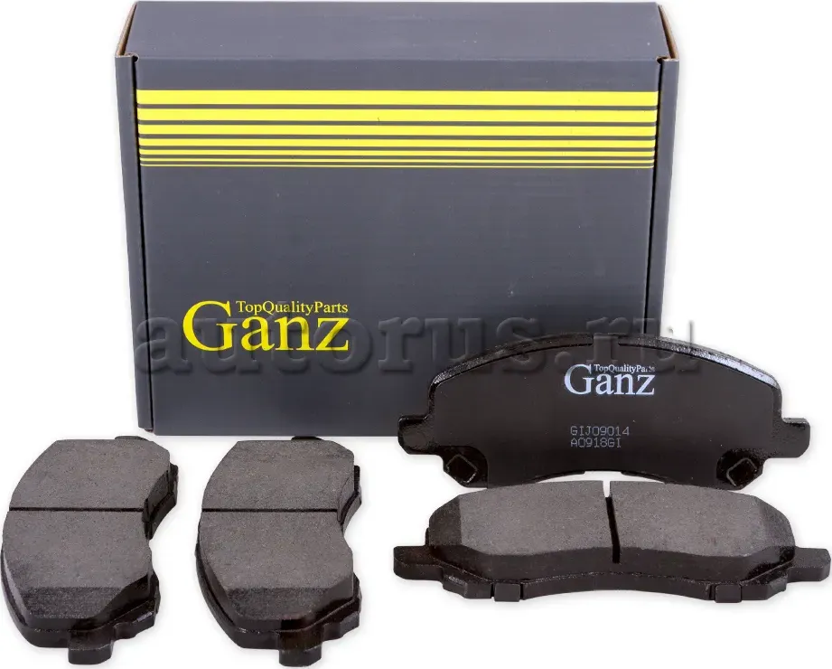 Колодки торм.пер. (Ganz). Артикул GIJ09014