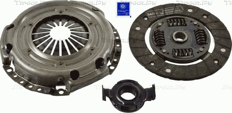 Сцепление (комплект) SACHS для Lancia Dedra 1996-1999. Артикул 3000 950 012