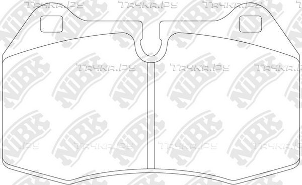 Тормозные колодки NiBK передние для Honda Integra IV 2002-2006. Артикул PN0165