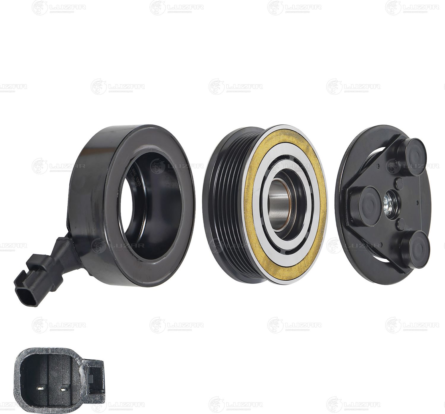 Муфта компрессора кондиционера Luzar. Артикул LMAC 1002