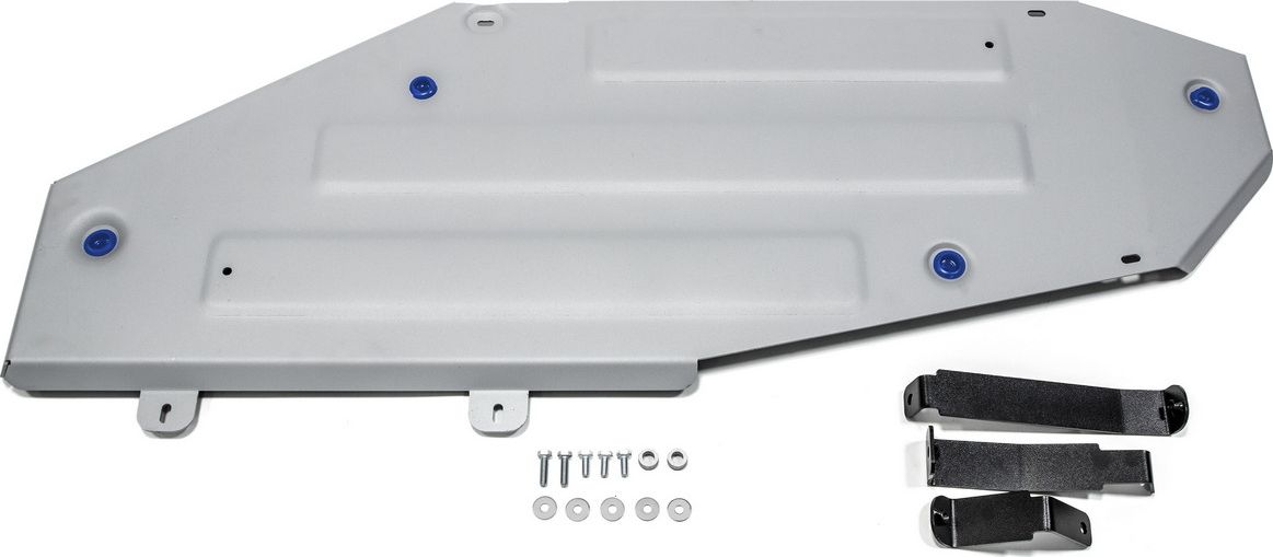 Защита алюминиевая Rival для топливного бака Lexus LX 570 рестайлинг 2015-2026. Артикул 2333.9515.1.6