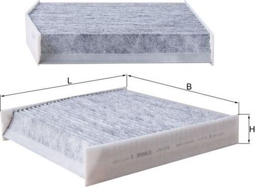 Салонный фильтр Mahle-Knecht для Mercedes-Benz B-Класс II (W246) 2011-2018. Артикул LAK 879