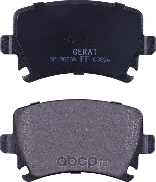 Тормозные колодки Gerat BP-R026N (задние) Normal Gerat. Артикул BPR026N