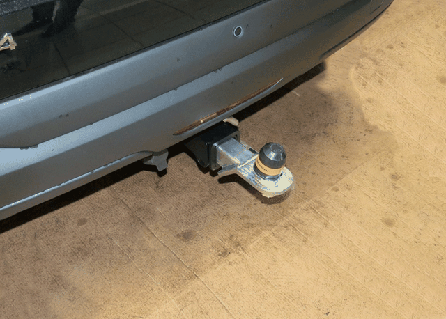 Фаркоп Мотодор оцинкованный для Chery Tiggo 4 I рестайлинг 2 2024-2026. Американский квадрат.. Артикул 99023-E