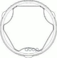 Пыльник ШРУСа NISSAN/OPEL/TOYOTA AVENSIS 00- (внутр.) (GKN). Артикул 304151