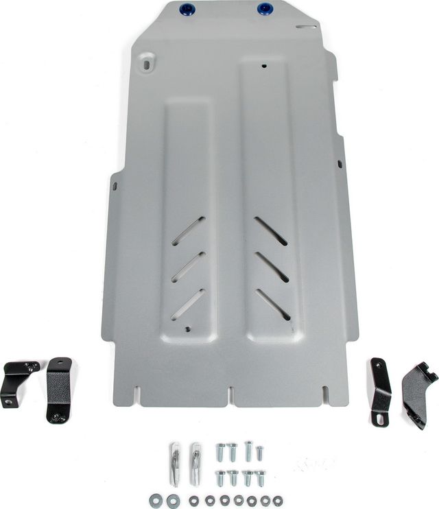 Защита алюминиевая Rival для КПП и РК Genesis G70 4WD 2018-2026. Артикул 333.2844.1